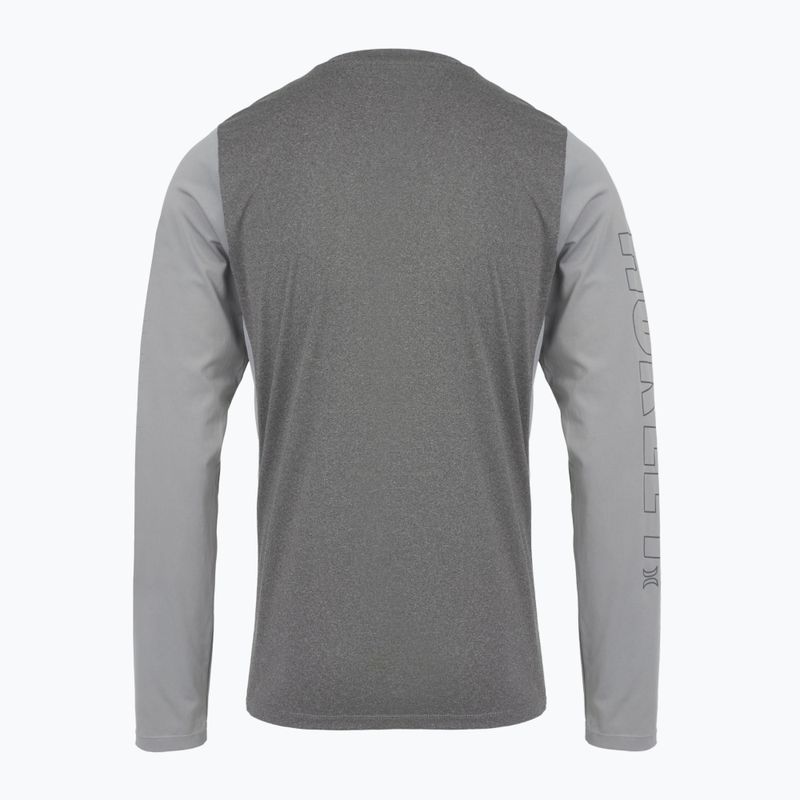 Hurley vyriška H2O-Dri Easton ion grey heather ilgomis rankovėmis 2