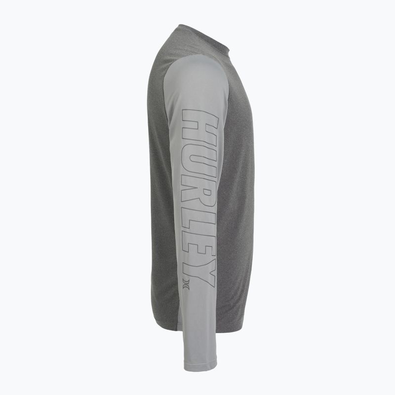 Hurley vyriška H2O-Dri Easton ion grey heather ilgomis rankovėmis 3