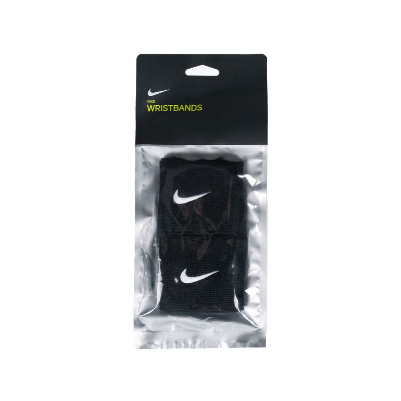 Nike Swoosh apyrankės 2 vnt., juodos NNN04-010