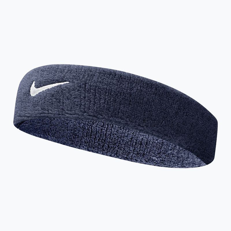 Galvos juosta Nike Swoosh Headband obsidian/white