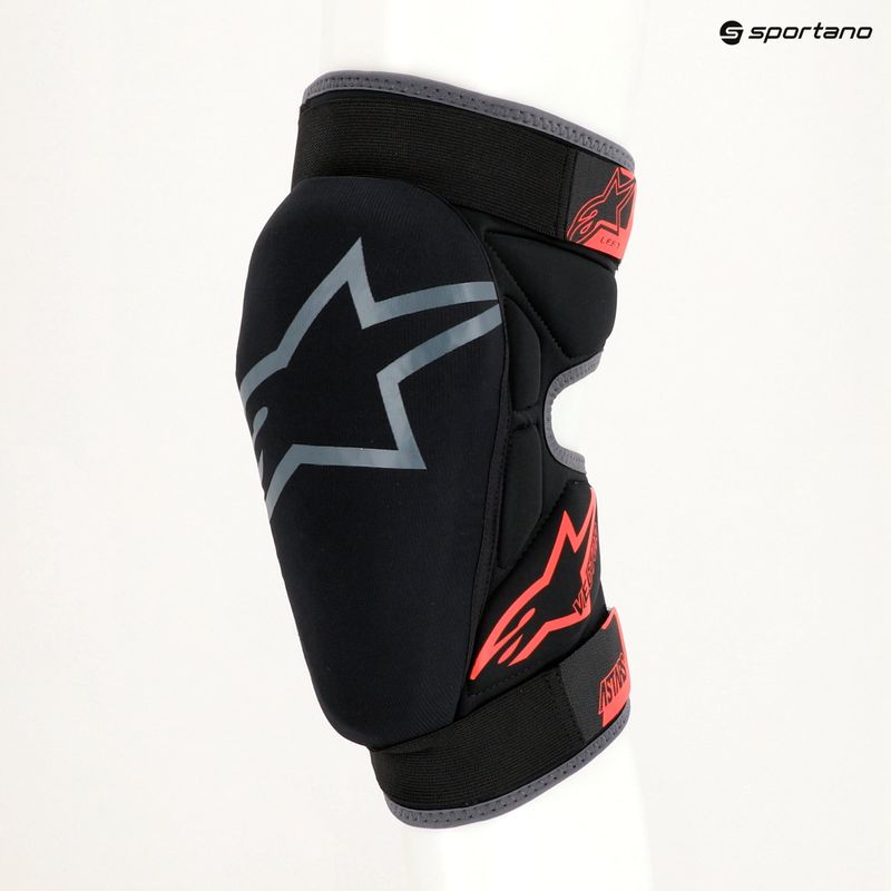 Alpinestars Vector Kelių dviračių apsaugos juoda/antracitas/raudona 8