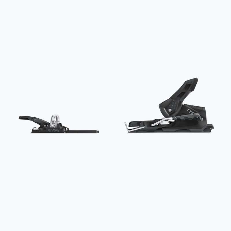 Slidžių apkaustai HEAD Attack Hybrid 11 MN/PT solid black/silver 4