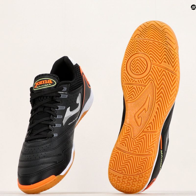 Vyriški futbolo bateliai Joma Maxima IN black/orange 12