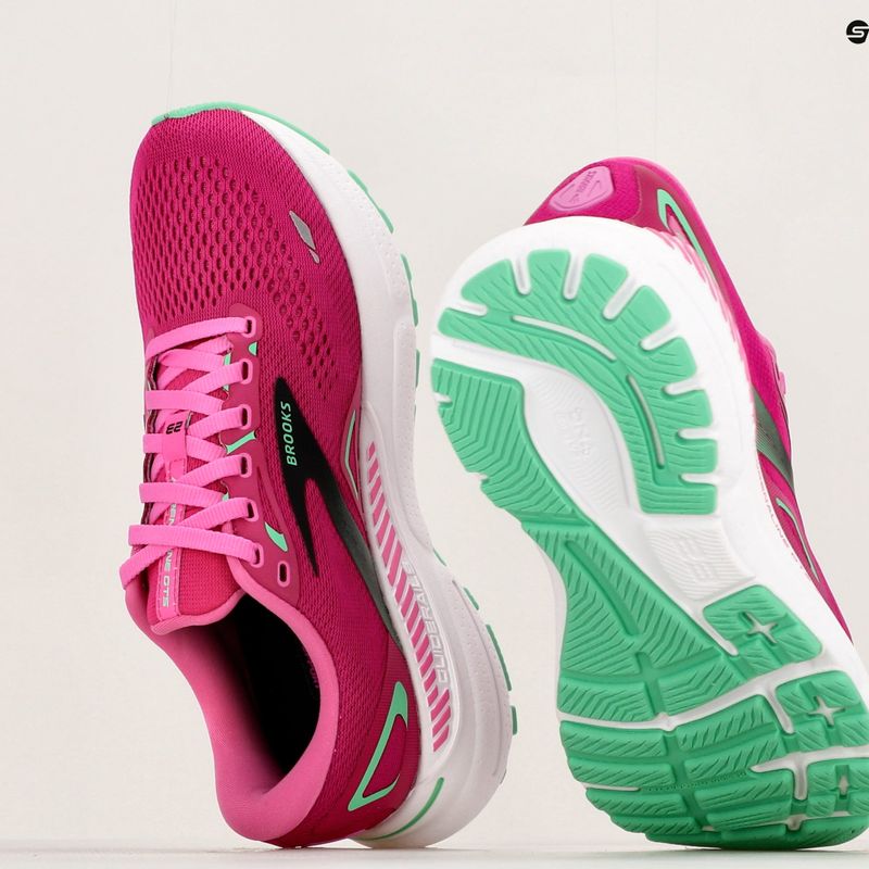 Moteriški bėgimo bateliai Brooks Adrenaline GTS 23 pink/festival fuchsia/black 23
