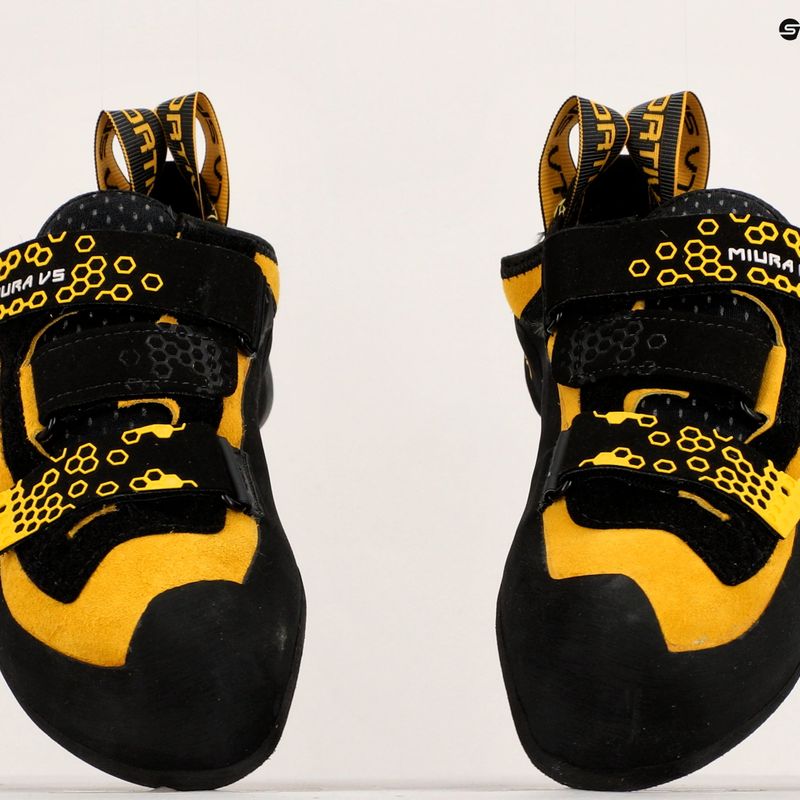 LaSportiva Miura VS vyriški laipiojimo bateliai black/yellow 40F999100 18