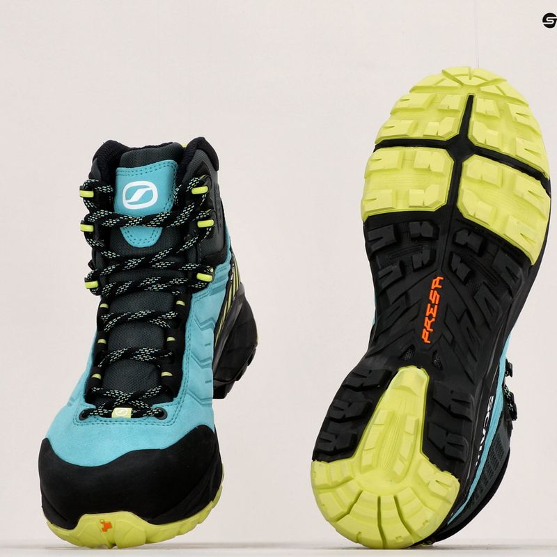 Moteriški trekingo batai SCARPA Rush TRK GTX ceramic/sunny lime 19