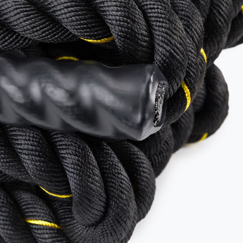 TRX treniruočių virvė 3,8 cm x 15,24 m juoda EXROPE-50 3