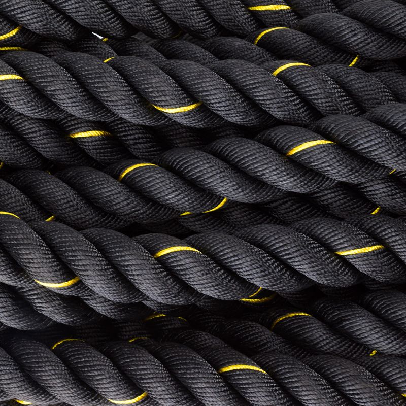 TRX treniruočių virvė 3,8 cm x 15,24 m juoda EXROPE-50 4