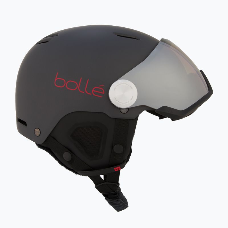 Slidinėjimo šalmas Bollé Might Visor titanium red matte/brown gun 6