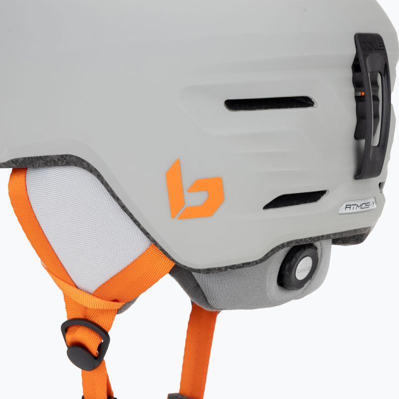 Vaikiškas slidinėjimo šalmas Bollé Atmos Youth grey/orange matte 7