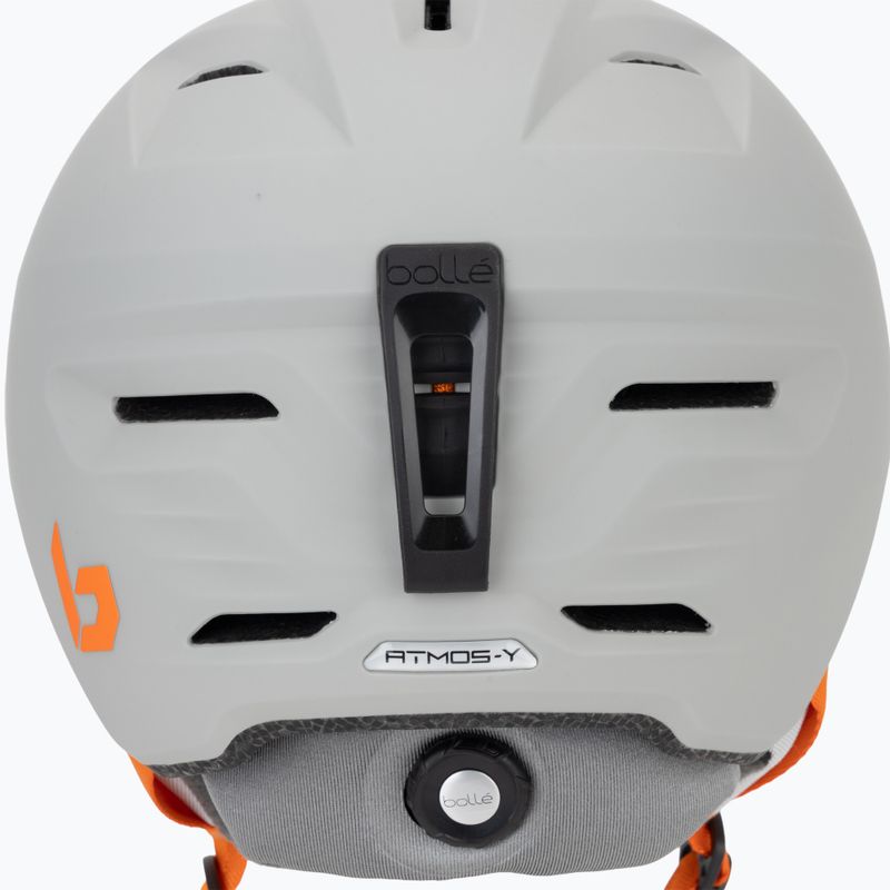 Vaikiškas slidinėjimo šalmas Bollé Atmos Youth grey/orange matte 9
