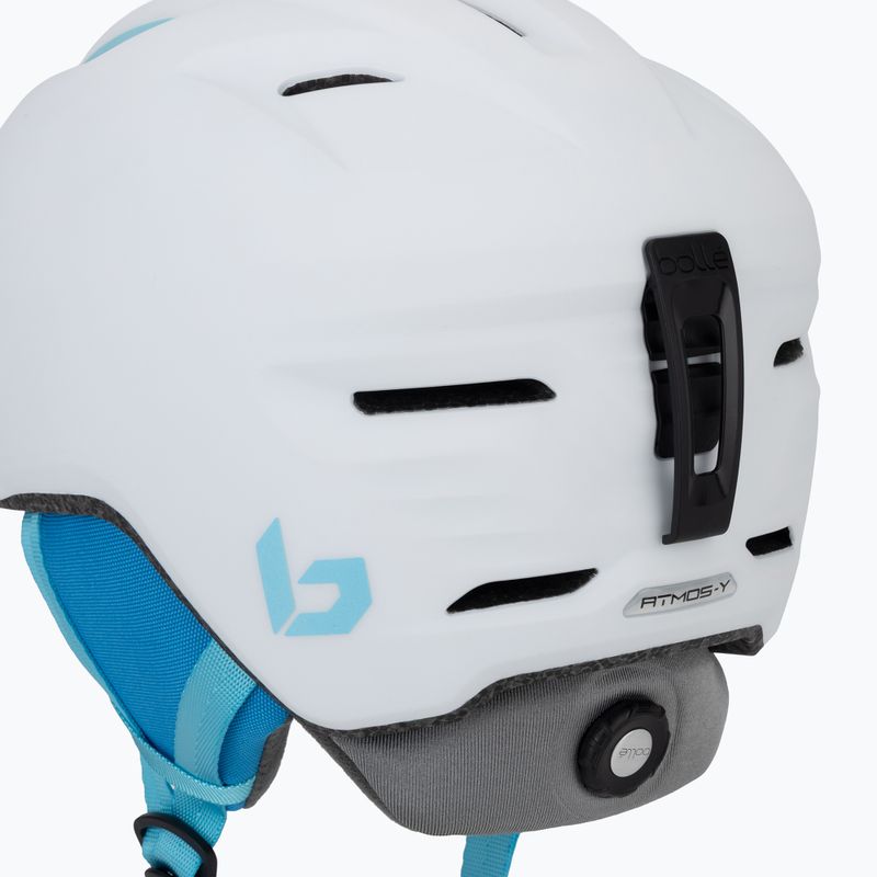 Vaikiškas slidinėjimo šalmas Bollé Atmos Youth white/blue matte 7