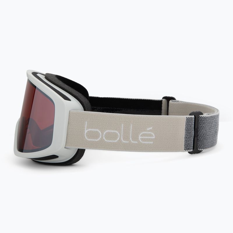Slidinėjimo akiniai Bollé Bedrock Plus lightest grey matte/vermillon 4