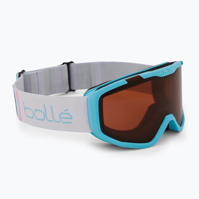 Vaikiški slidinėjimo akiniai Bollé Rocket blue& white matte/ rosy bronze