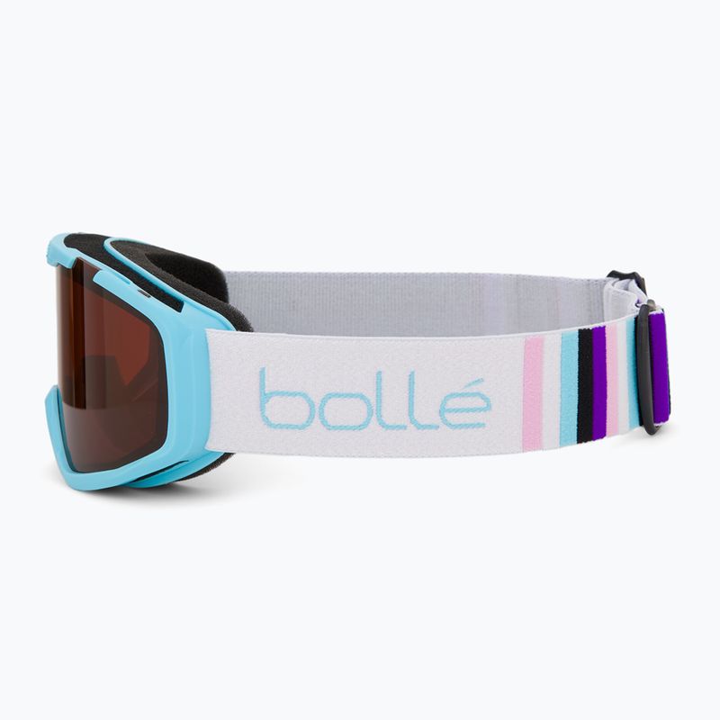 Vaikiški slidinėjimo akiniai Bollé Rocket blue& white matte/ rosy bronze 4