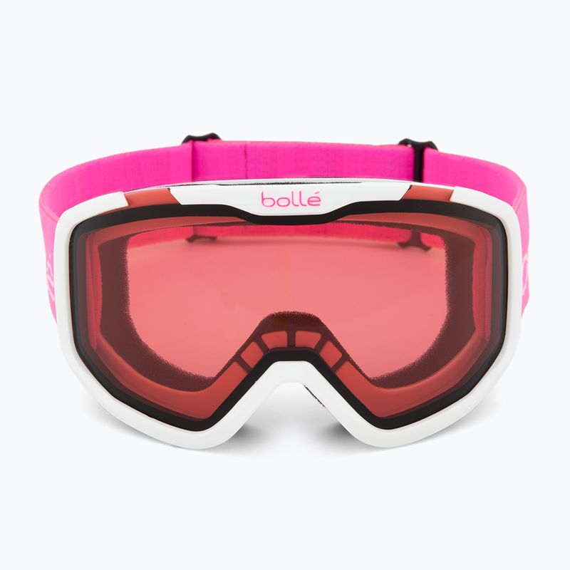 Vaikiški slidinėjimo akiniai Bollé Rocket white& pink matte/ vermillon 2
