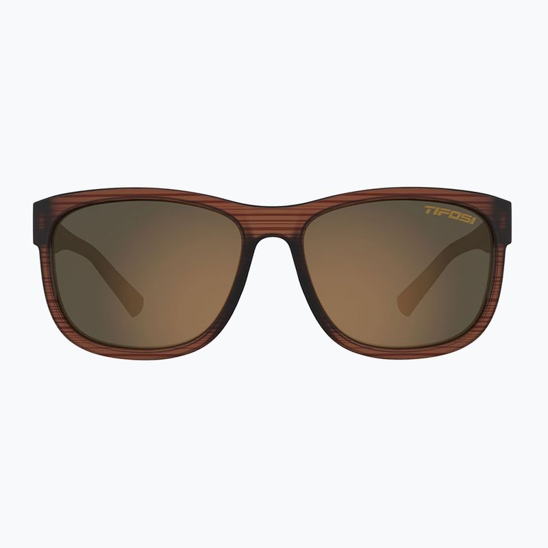 Akiniai nuo saulės Tifosi Swank XL Polarized woodgrain/brown 2