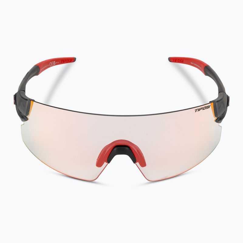 "Tifosi Rail Xc Clarion Fototec" satin vapor/clarion red fotochrominiai dviračių akiniai 3