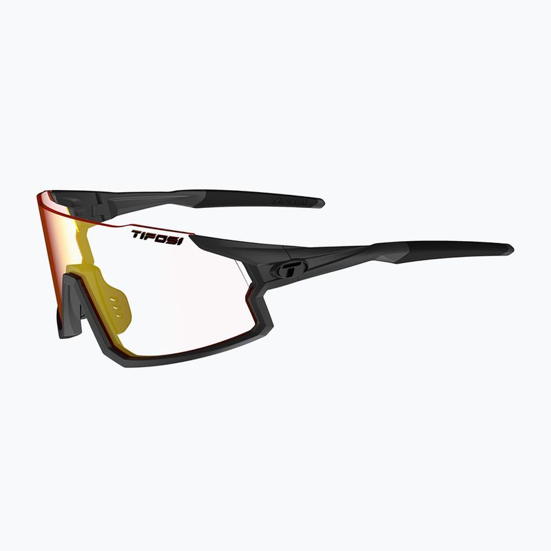 Akiniai nuo saulės Tifosi Stash Clarion Fototec matte gunmetal/clarion red fotochrom