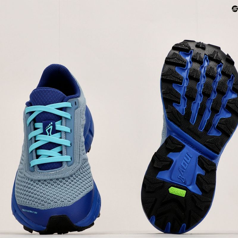 Moteriški bėgimo batai Inov-8 Trailfly Ultra G 280 light blue/blue 20