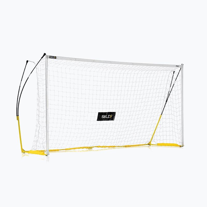 SKLZ Pro treniruočių futbolo vartai 360 x 180 cm baltos ir geltonos spalvos 3299