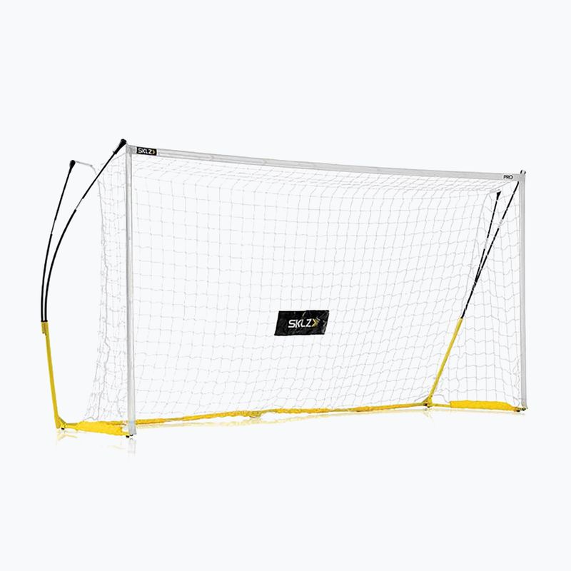 SKLZ Pro Training Goal futbolo vartai 550 x 230 cm baltos ir geltonos spalvos 3270