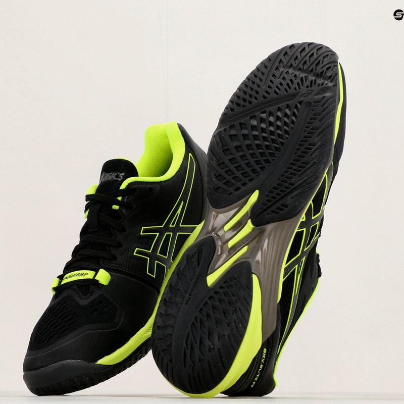 ASICS Sky Elite FF 2 vyrų tinklinio bateliai juodi / balti 13