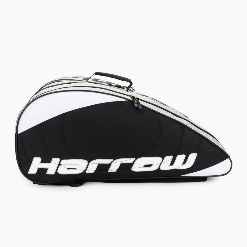 Teniso krepšys Harrow Pro Racquet Bag black/silver 2