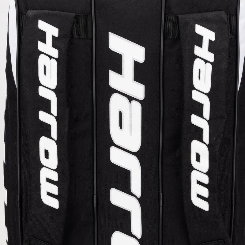 Teniso krepšys Harrow Pro Racquet Bag black/silver 9