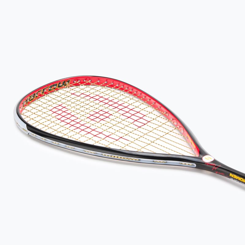 Skvošo raketė Harrow Reflex 125 Tarek Momen Signature black/ red/ yellow 5