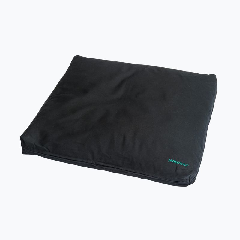 Meditacinė pagalvė JadeYoga Organic Cotton Zabuton Meditation Cushion black
