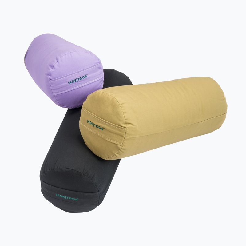 Jogos pagalvėlė JadeYoga Organic Cotton Rectangular Bolster lavender 2