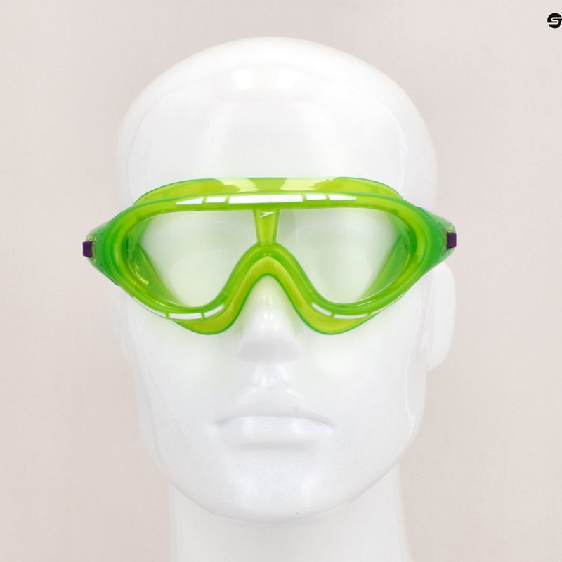 Vaikiška plaukimo kaukė Speedo Biofuse Rift Junior green 7