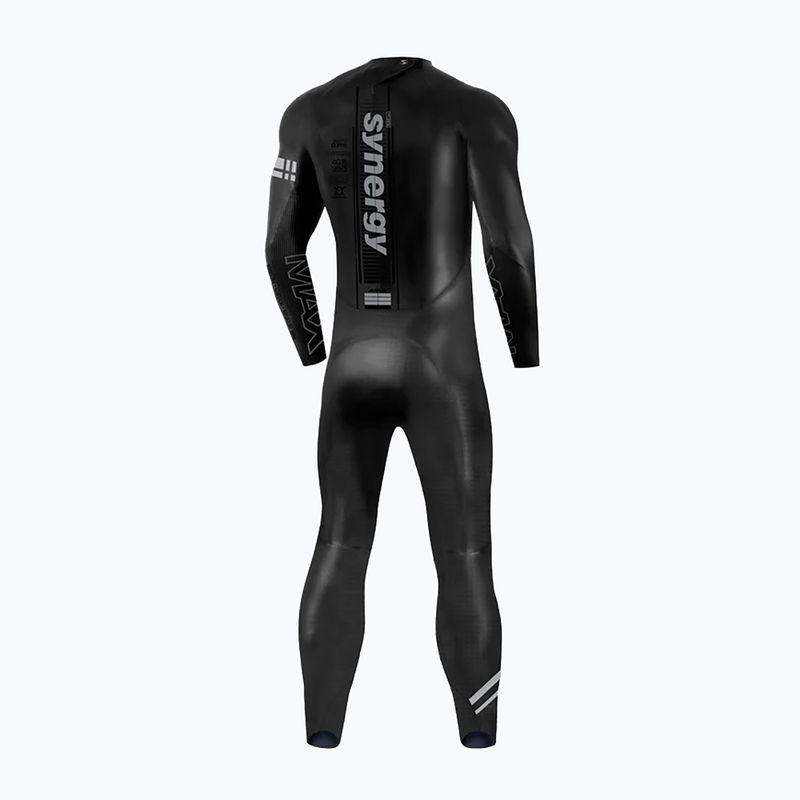 Vyrų triatlono kostiumas Synergy Hybrid EFX4 Full Sleeve Triathlon black 2