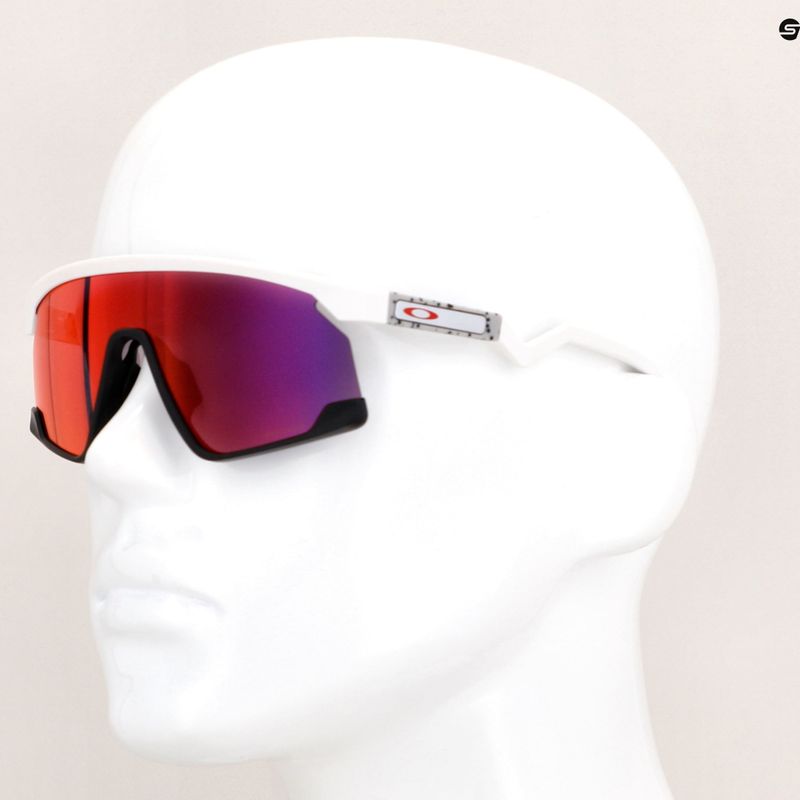 "Oakley Bxtr" matiniai balti/prizm kelio akiniai nuo saulės 6