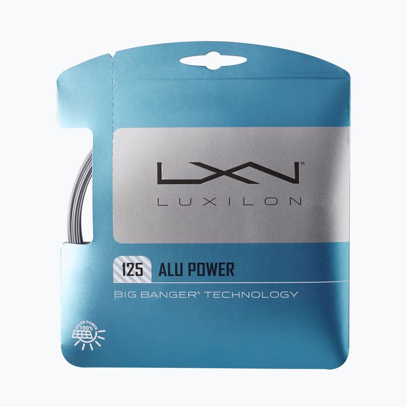 Teniso stygos Luxilon BB Alu Power 12,2 m sidabrinės WRZ9951SI