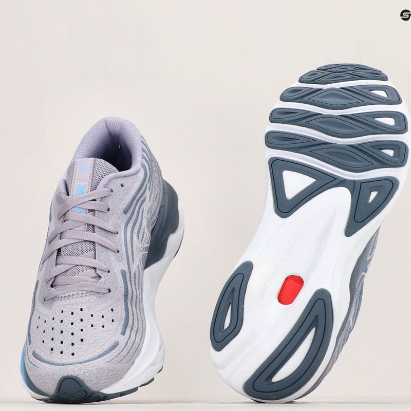 Moteriški bėgimo bateliai Mizuno Wave Skyrise 4 wisteria/white/chinablue 13
