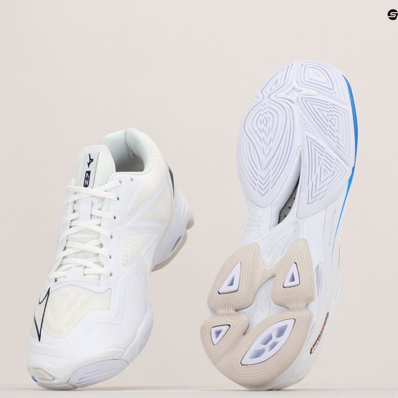 Vyriški tinklinio bateliai Mizuno Wave Lightning Z7 undyed white/moonlit ocean/peace blue 12