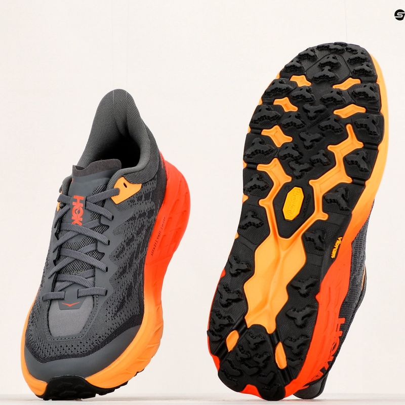 Vyriški bėgimo bateliai HOKA Speedgoat 5 castlerock/flame 19