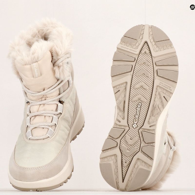 Columbia Slopeside Peak Luxe dark stone/sea salt moteriški sniego batai 25