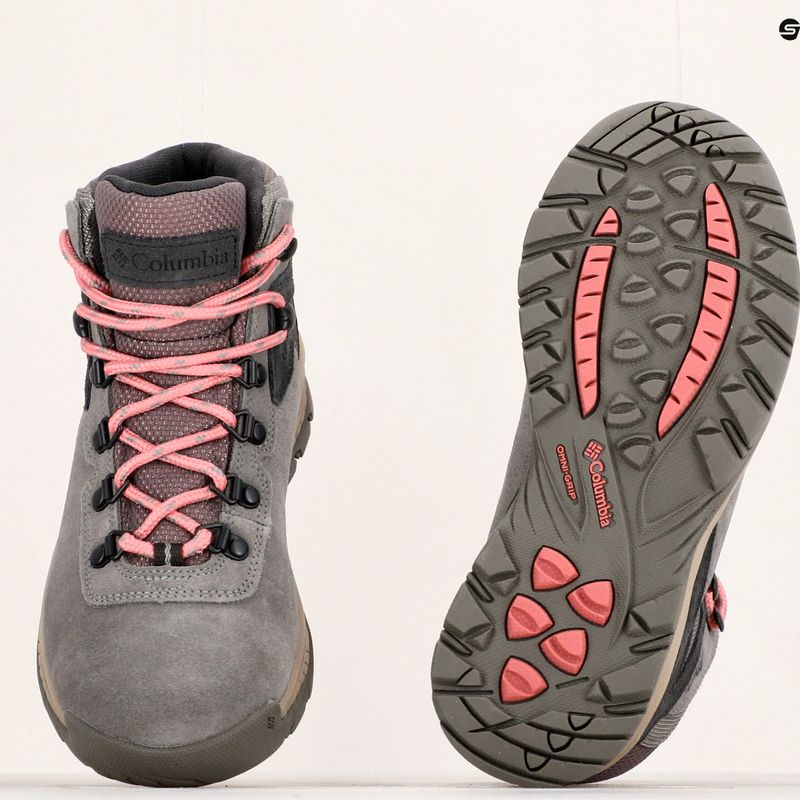 Columbia Newton Ridge Plus WP Amped stratus/canyon rose moteriški trekingo batai 25