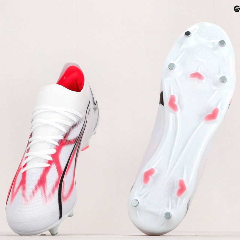 Vyriški futbolo bateliai PUMA Ultra Match MXSG puma white/puma black/fire orchid 19