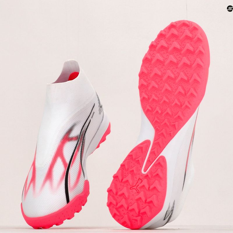 Vyriški futbolo bateliai PUMA Ultra Match+ Ll TT puma white/puma black/fire orchid 12