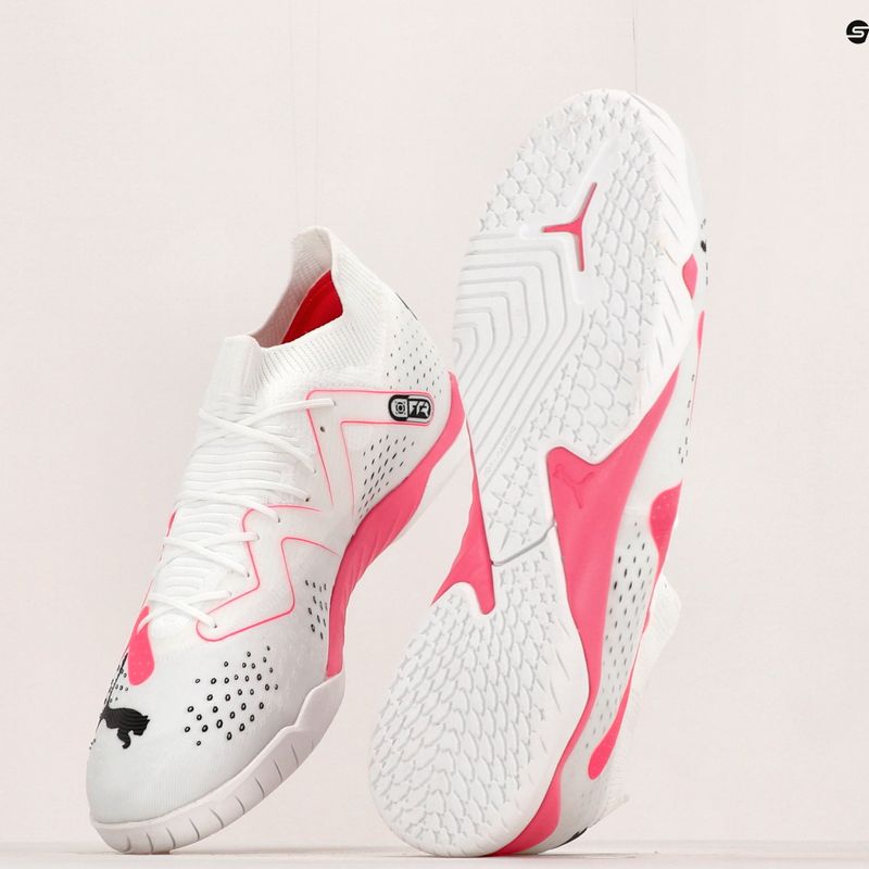 Vyriški futbolo bateliai PUMA Future Match IT puma white/puma black/fire orchid 15