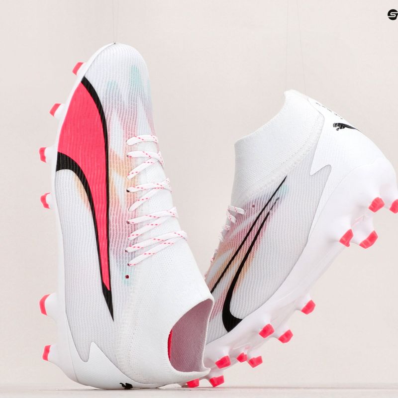 Vaikiški futbolo bateliai PUMA Ultra Pro FG/AG Jr puma white/puma black/fire orchid 17