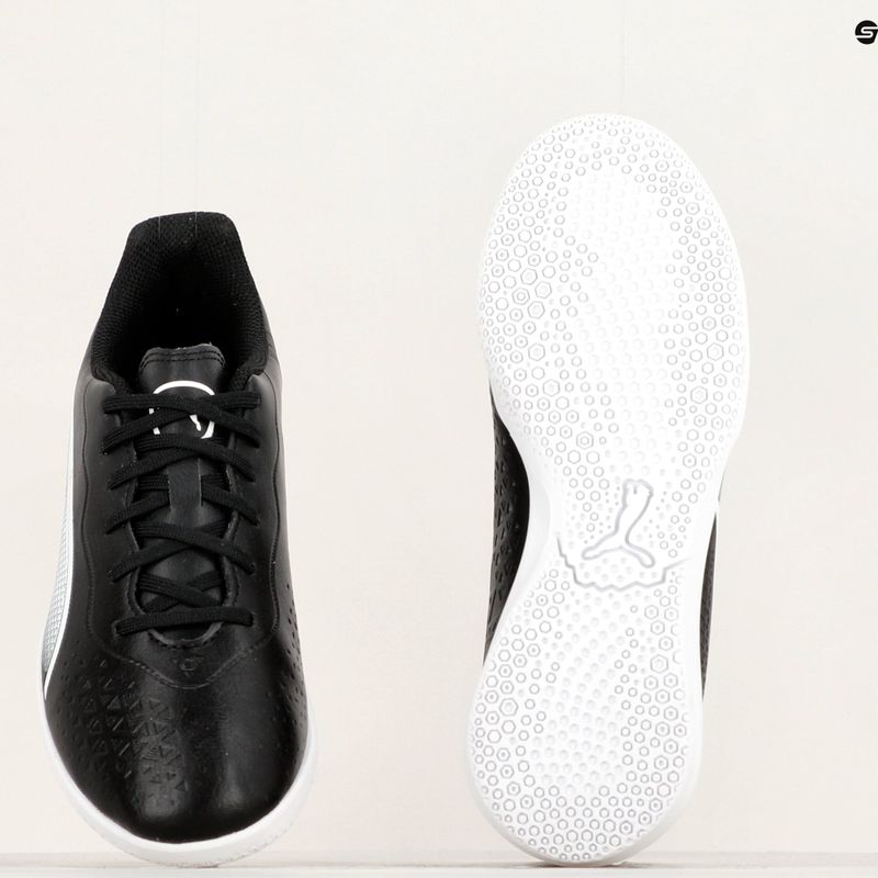 Vaikiški futbolo bateliai PUMA King Match IT Jr puma black/puma white 12