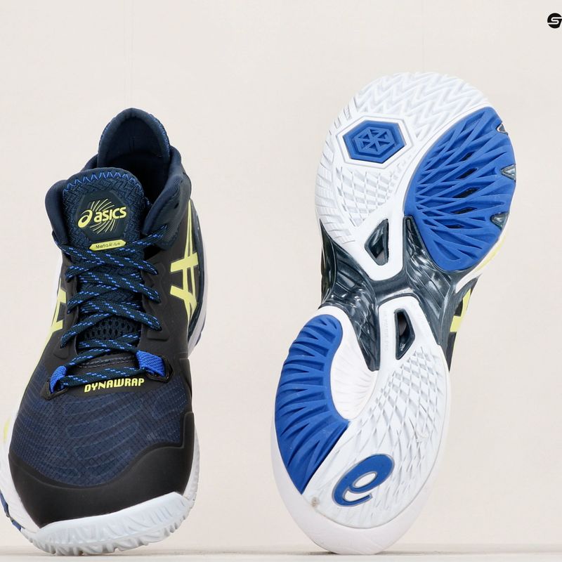 ASICS vyriški tinklinio bateliai Metarise french blue / glow yellow 13