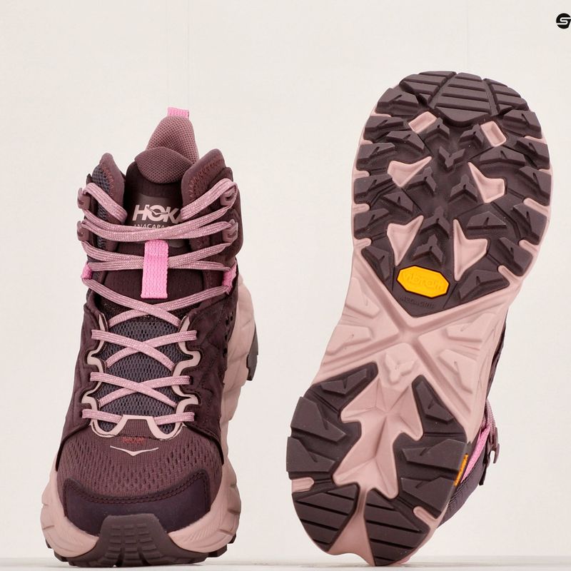 Moteriški sportiniai bateliai HOKA Anacapa Breeze Mid raisin/pale mauve 13