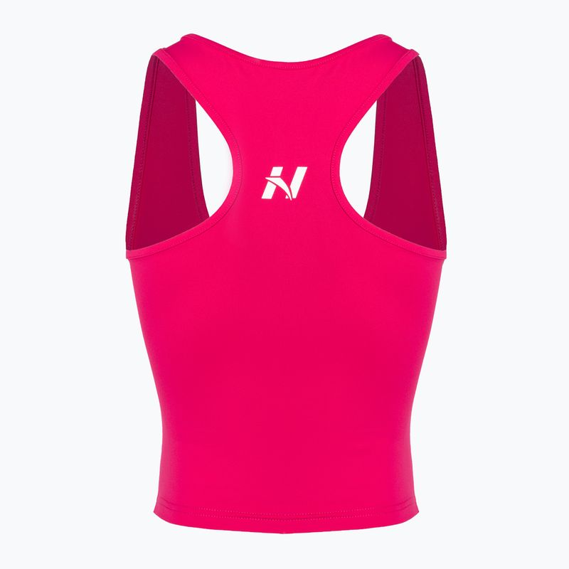 Moteriškas treniruočių marškinėlis NEBBIA Sporty Slim Fit Crop pink 5