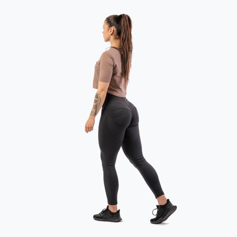 Moteriškos treniruočių tamprės NEBBIA Lifting Effect Bubble Butt black 5